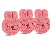 Children's Bath Sponge Sponges Body Wash Bathing Cute Frosted Wood Pulp Baby Shower Wood Pulp Cellulose Scrubber for Tools Bath