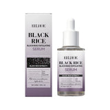 Black & White Rice Exfoliating Serum Set BHA Niacinamide Pore Minimizing & Brightening Blackhead Whitehead Remover Skincare Set