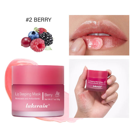 Hydrating Glowing Lip Balm Overnight Lip Mask Moisturizing Repair Cracked Lips Soften Fine Lines Mild Exfoliating Clear Dead Ski