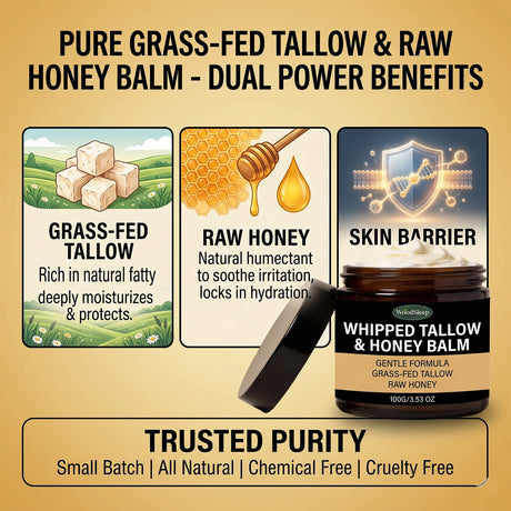 Butter and Honey Skin Care Cream, Honey Facial Cream and Body Lotion Moisturizer, Specialized for Dry and Sensitive Skin