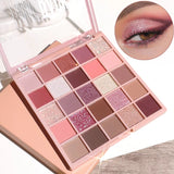 25-color eye shadow tray, oatmeal milk tea tray, sparkling powder, pearl sequins, gentle orange brown, affordable eye shadow