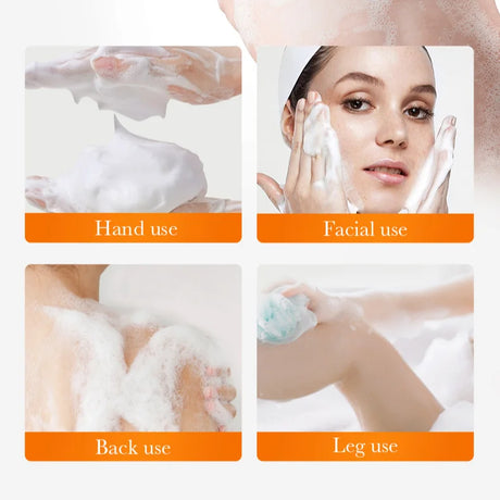 SADOER 100g Kojic Acid Whitening Soap, Handmade Bath Soap, Body Cleansing Antimicrobial Moisturizing and Disinfection Sope