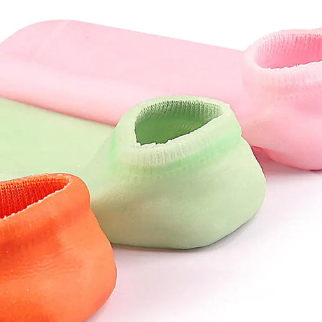 Reusable Silicone Moisturizing Mask Socks Exfoliating Anti Crack Protective Gloves Dry Dead Skin Remover Tools Hand Foot Care