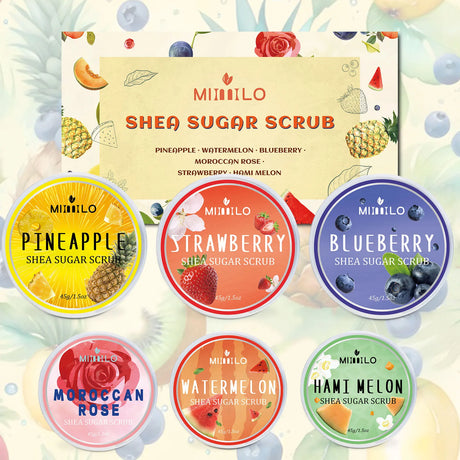 SHEA SUGAR SCRUB, exfoliating scrub, smooth and beautiful skin, moisturizing and nourishing care, can be used on the whole body