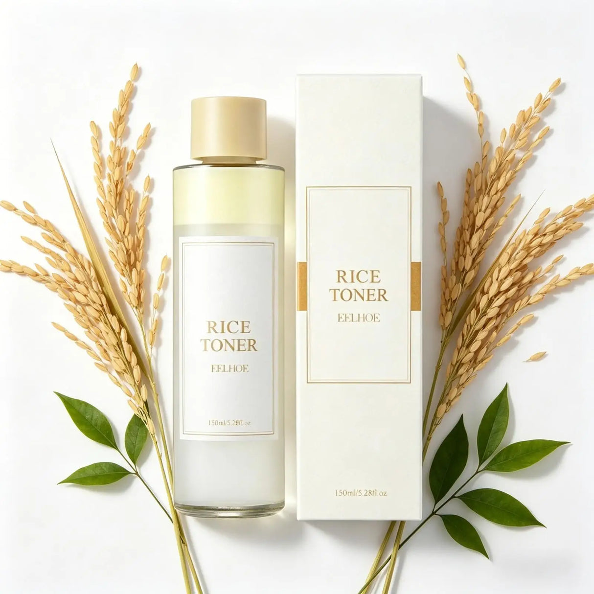 EELHOE Rice Toner Smooth Moisturizing Skin Barrier Repair Pore Minimizer Oil Control Refreshing Rice Toner for Face Care 150ml