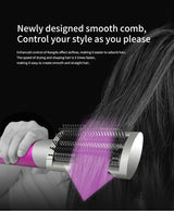 TINSOL 7 in 1 Multi-Function Hair Dryer & Styling Tool Automatic Curling Set 1300W Straightener Professional Salon Hair Dryer