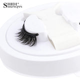 1 Pair Magnetic Eyelashes Set Reusable Easy to Use Eyelash Extension Tools Natural Curler False Eyelashes With Magnetic Tweezers