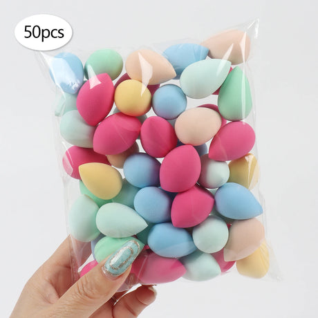10/20/30/50/100Pcs Mini Makeup Sponge, Expands When Exposed to Water, Suitable for All Skin Types