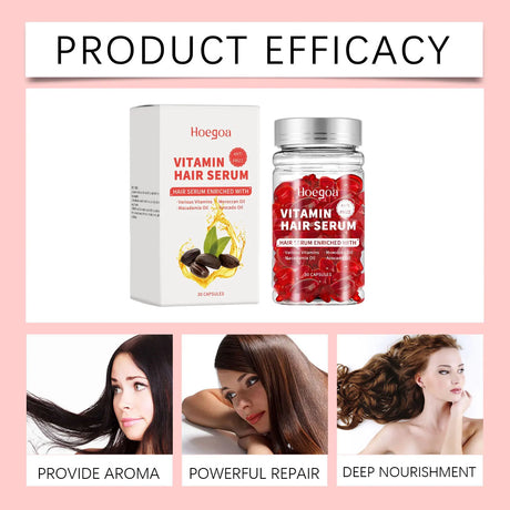Vitamin Hair Care Serum Capsules Increase Regrowth Oil-Control Prevent Loss More Thicker Scalp Massage Hair Growth Essential Oil