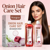 Onion Hair Care Set Rosemary Onion Shampoo Conditioner Set Strengthening Hair Improve Rough Frizz Smooth Shiny Deep Moisturizing Scalp Care Set