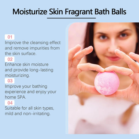 Bath Salt Lasting Fragrance Aromatherapy Floral Scent Exfoliating Moisture Body Wash Cleansing Spa Salt Ball Bubble Bombs Shower