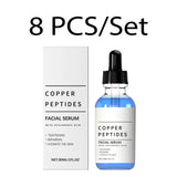 Copper Peptide Serum Hyaluronic Acid Tighten Skin Barrier Repair Deep Hydration Antioxidant Sensitive Dry Skin Face Serum 30ml