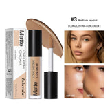 Dark Circles Acne Marks Cover Matte Face Concealer Brighten Skin Tone Repair Makeup Cosmetic for Women Daily
