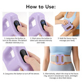 Electric Full-Body Fascia Ring Portable Vibration Fascia Massager Fat Burning Body Weight Loss Deep Tissue Muscle Relief & Relax