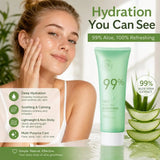 Aloe Vera Gel Moisturizing Face Body Cream Sunburn Repair Hydrating Soothing After Sun Acne Treatment Sensitive Skin Care