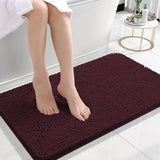 Bathroom Rugs 30x20, Extra Soft Absorbent Chenille Bath Rugs, Rubber Backing Quick Dry, Machine Washable Bath Mats for Bathroom