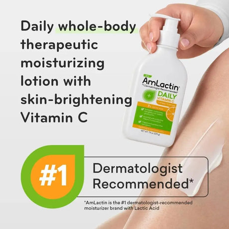 Amlactin Moisturizing Body Lotion With Fruit Acid Gently Exfoliates Dead Skin Cells Reduce Roughness For Seasonally Sensitive Sk