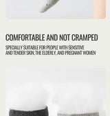 MiiOW Big Size Sock Men Pure Cotton Sock Anti Odor Fat Feet Elastic Widened Loose Sock Compression Sock Elderly Non-Binding Sock