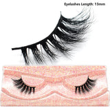 Half Lashes Mink Eyelashes Fluffy Soft False Eyelashes Wispy Cross Mink Eye Lashes Natural Short Mink Eyelash Extension Makeup