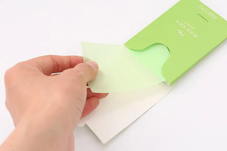 100Pcs Face Oil Blotting Paper Protable Face Wipes Facial Cleanser Oil Control Oil-absorbing Sheets Blotting Tissue Makeup Tools