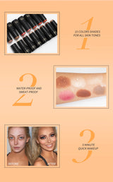 Face Brown Bronzer Contour Stick Face Foundation Makeup Pen Lasting Smooth Contour Shadow Blusher Highlight Concealer Cosmetics