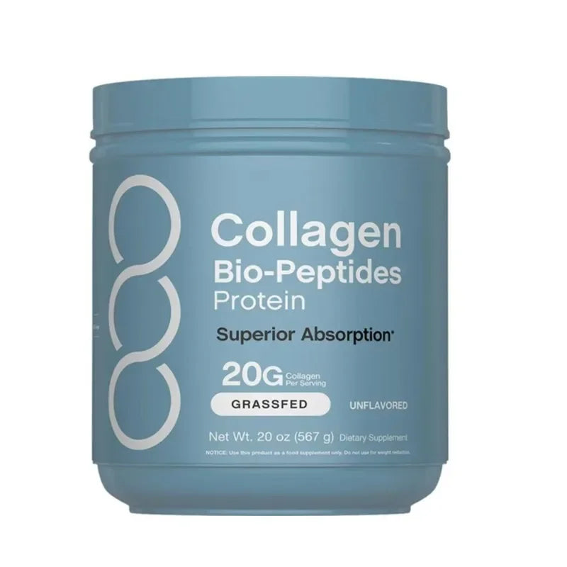 Collagen Peptides Powder Hydrolyzed Protein Unflavored Easy Mix Daily Beauty Nutrition Supplement High Protein Collagen Powder