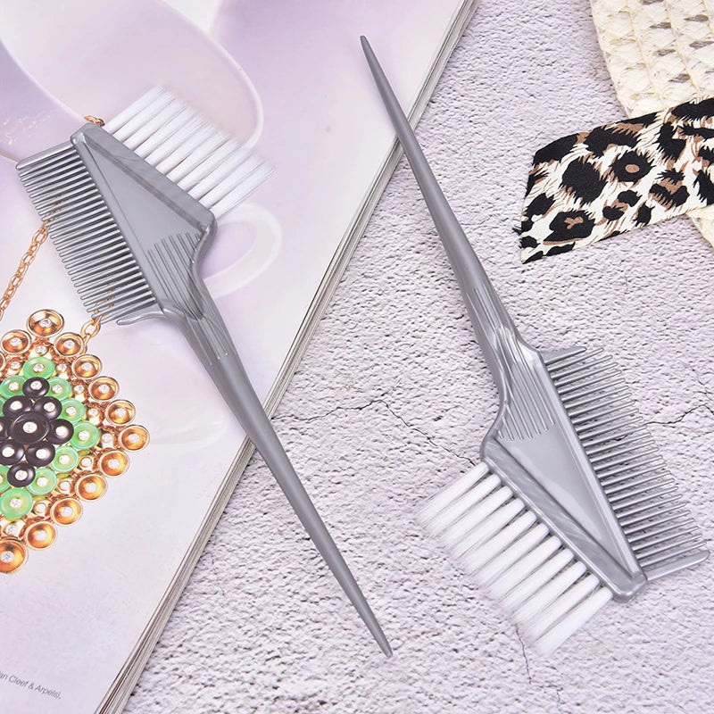 Hair Dye Coloring Brushes & Comb - Salon-Grade Tint Tools for Barber Hairdressing