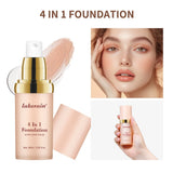 4 In 1 Foundation Long-wearing Moisturizing Waterproof Concealer Even Skin Tone SPF 30 Liquid Hydrating Full Coverage Concealer