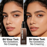 Feotznw Foundation Cream Long-lasting Makeup - 12H Natural Base Skin-toned Fit Natural-looking Lightweight Buildable Coverage