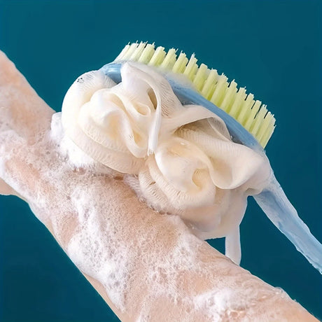 1/2pcs Long Handle Soft Bristle Bath Brush - 2-in-1 Body Back Scrubber & Dead Skin Remover,Deep Clean Skin Exfoliate Keratin