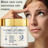60g Instant Lift Face Cream Firming Skin Tightening Anti Wrinkle Collagen Hyaluronic Acid Hydrating Nourishing Facial Moisturize
