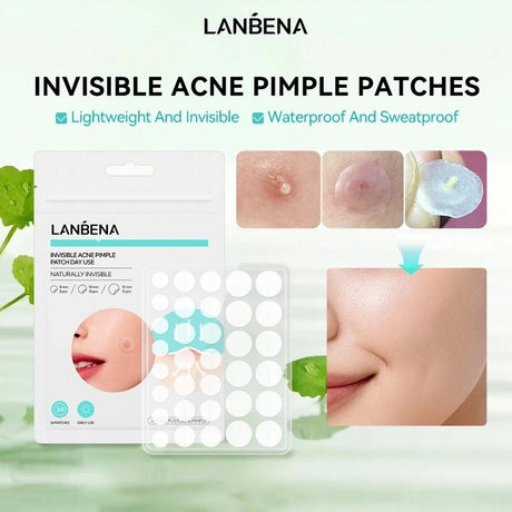 LANBENA Acne Pimple Patch Daily Use and Night Use Invisible Acne Stickers Blemish Treatment Acne Concealer Makeup