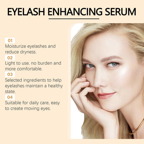 Fast Eyelash Growth Serum 7 Day Natural Eyelash Eyebrow Enhancer Longer Fuller Thicker Lashes Treatment Products Eye Care Makeup