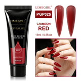 LIMEGIRL 25Colors Poly Extension Nail Gel For Nails Art Acrylic Manicure Design UV Varnishes Semi Permanent Quick Extension Gel