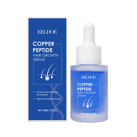 Copper Peptide Hair Density Serum Nourishing Scalp Strengthening Hair Follicles Anti Breakage Fuller Healthier Hair Lightweight & Fast Absorbing