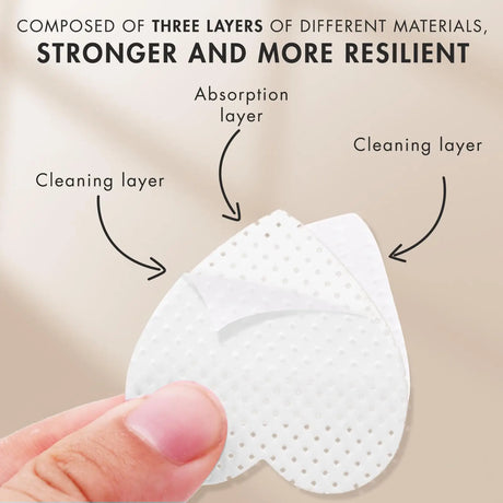 LINMANDA 200Pcs Lint Free Nail Cleaning Wipes Nail Cleaning Pads Gel Nail Cleaning Wipes Suitable for Home or Nail Salon Use