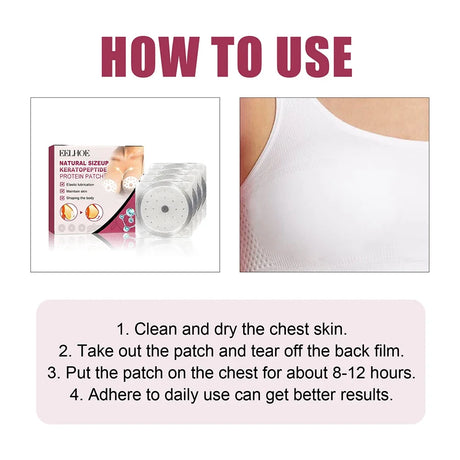 4/8Pcs Breast Enlargement Patch Bust Lifting Women Beauty Chest Paste Enlargement Moisturizing Firmer Patches for Breast Care