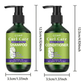 GSWP Curly Hair Care Shampoo and Conditioner Set, Is Moisturizing Properties and Deeply Nourishes and Cares for Curly Hair.200ml