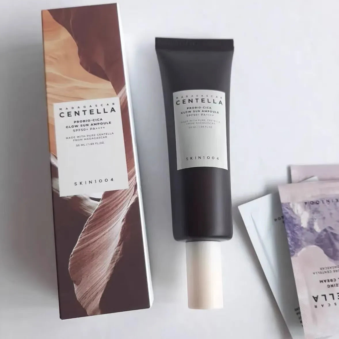 SKIN1004 Centella Probio-Cica Intensive Ampoule & Cream Set Diminishes Fine Lines Barrier Aging Eye Cream Repair Hydration Skin