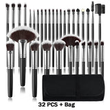 10-32PCS Makeup Brush Set Soft Fluffy Powder Foundation Contour Blush Concealer Eye Shadow Blending Makeup Kit Women Beauty Tool