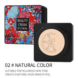 CC Cream Magic Foundation Mushroom Head Air Cushion Waterproof Brighten Foundation Cream Women Base Makeup Face Korean Cosmetics