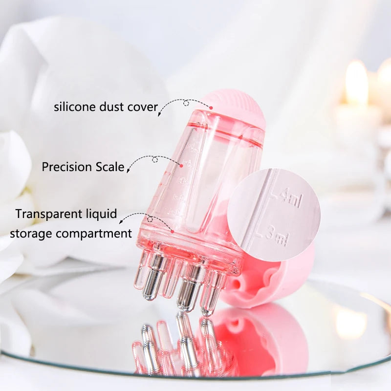 Empty 6ml Scalp Applicator Mini Head Massager Roller Ball Brush for Hair Growth Oil Medicine Liquid Applicator Massage Comb