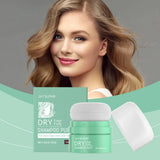 Matte Dry Shampoo Puff Instant Oil Control Lift Root Fluffy Hair Refresh Scalp Portable Matte Finish Hair Care Dry Hair Powder