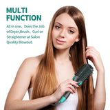 4-in-1 Hot Air Brush Hair Dryer Set | Curling, Straightening, Drying & Styling Tool with Rotating Ceramic Brush | Volumizer Blow Dryer Brush for Women | Ideal Birthday & Christmas Gift for Her | Salon-Style Results at Home