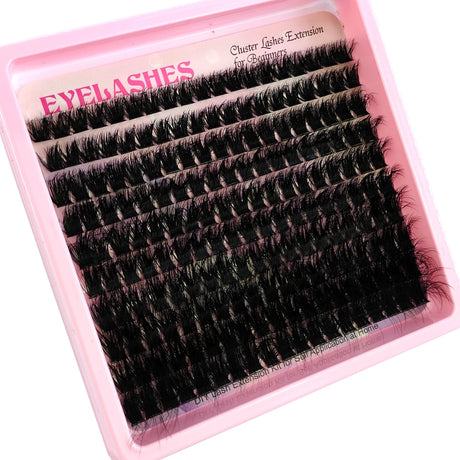 10Row 60D-120D 5D Fluffy Thick Lashes Clusters 10-18mmMix Wispy Individual Lashes Extensions Clusters DIY Makeup False Eyelashes
