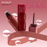 6pc/set Velvet Matte Lipstick Long-lasting Waterproof Lip Gloss Lip Glaze Non-Stick Cup Nude Red High Pigment Y2K Christmas Gift
