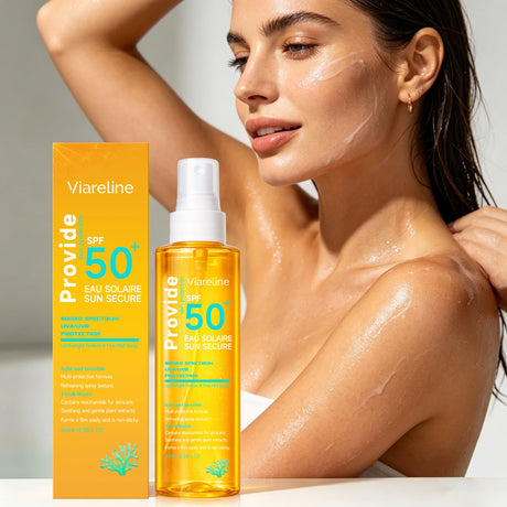 100ML Spf50 Sunscreen Spray Non-stciky Protect Skin Moisturizing Enhance Smoothness Refreshing Prevent Sunburn Sunscreen Spray