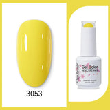 Clou Beaute Gel Color Hema TPO Free 15ml Gel Nail Varnish Soak Off UV Gel Polish Nail Art Manicure Lacquer Nail Art Jelly Gel