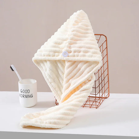 1/3/4 Pcs Quick-Drying Microfiber Hair Drying Cap Absorbent Soft Anti-Frizz Hair Towel Wrap for Women Home Bathroom Daily Use