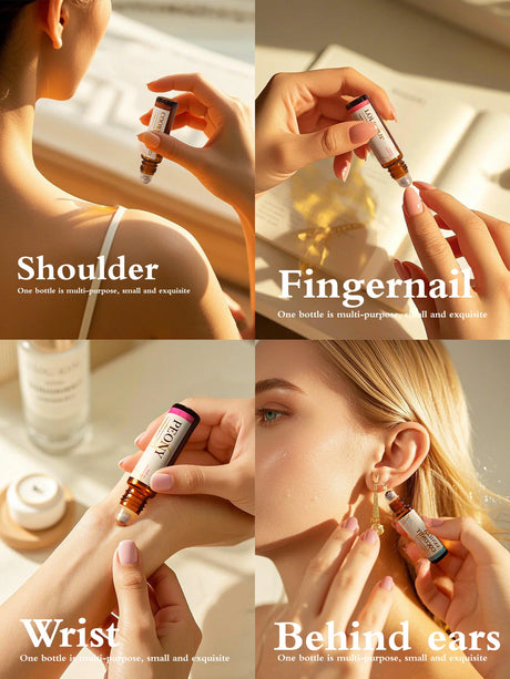 10ml Chocolate Musk Roller Essential Oils Women's Massage Body Oils Skincare Holiday Gifts Nail Care Moisturizing